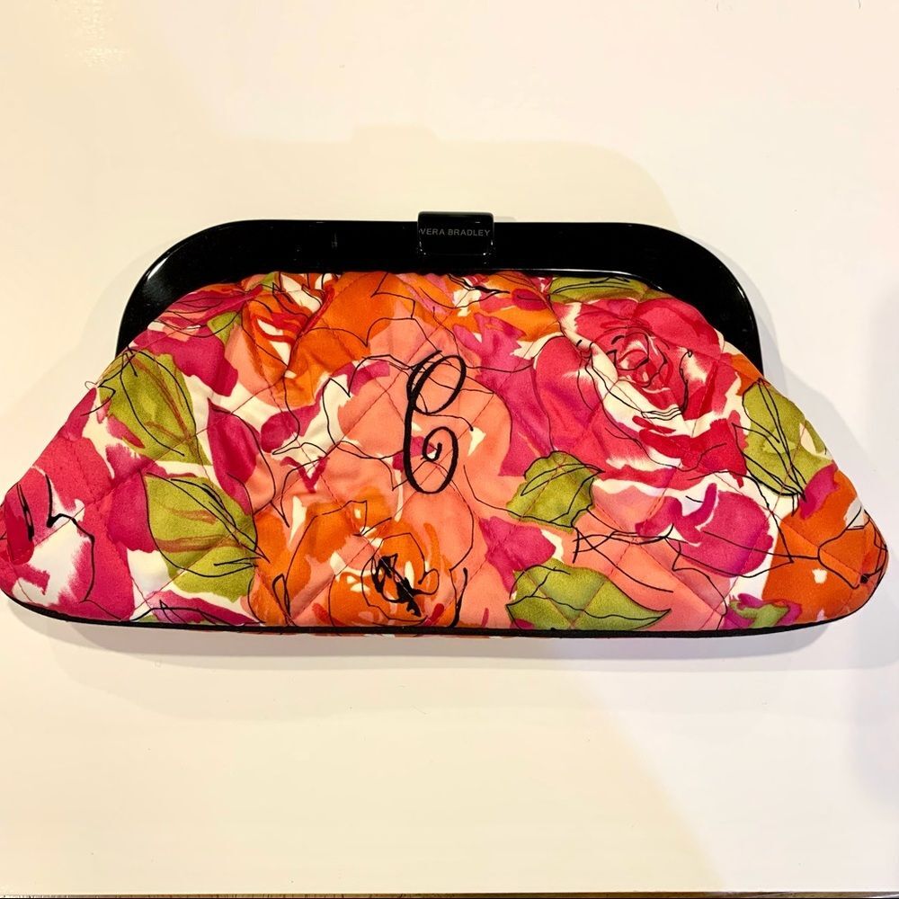 Vera‎ Bradley Floral Clutch Cosmetic Bag